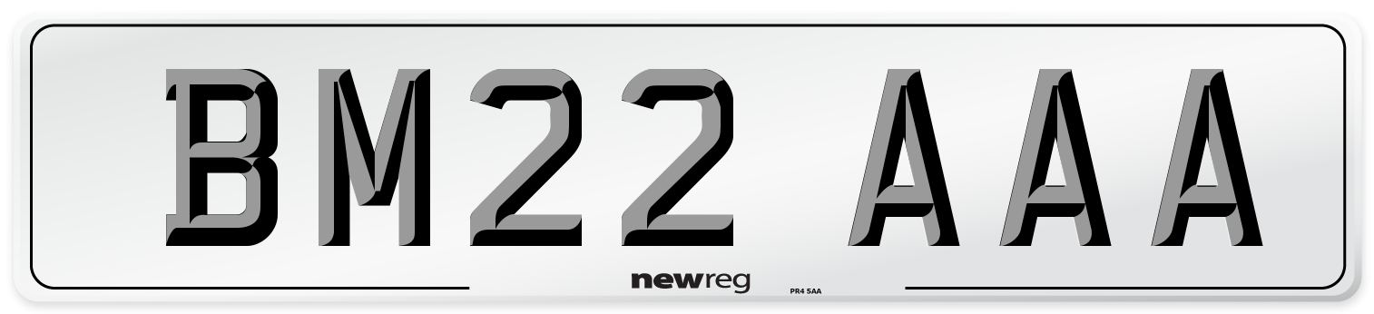 BM22 AAA Number Plate from New Reg